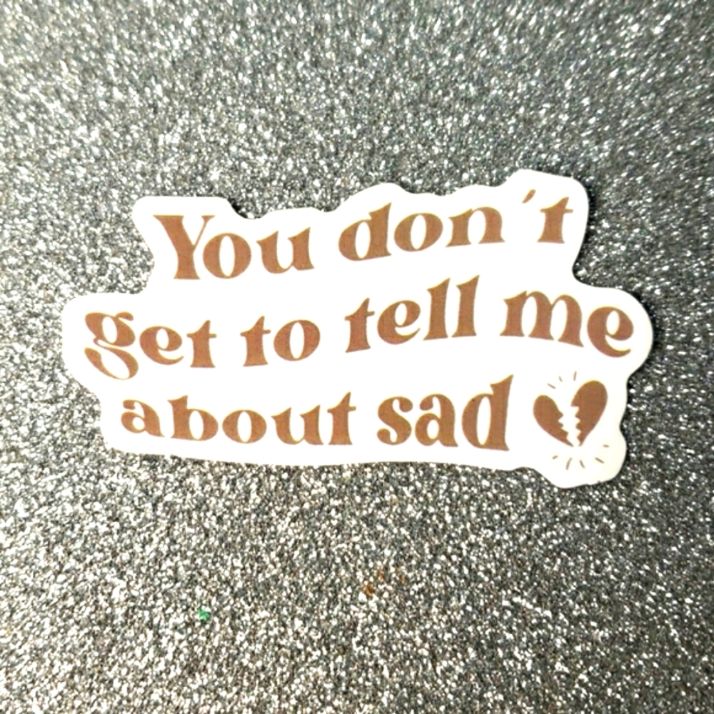 10/$10 Taylor Swift Waterproof Sticker Tortured Poets Department